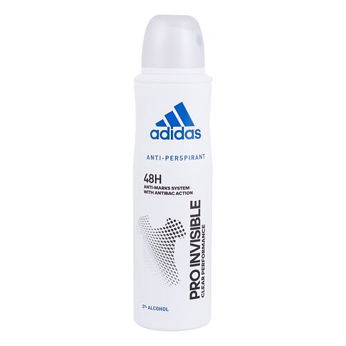 Antiperspirant Adidas Pro Invisible 48H 150 ml poškozený flakon