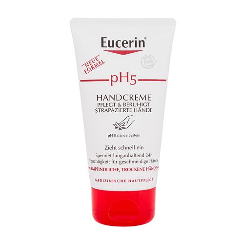 Krém na ruce Eucerin pH5 Hand Cream 75 ml poškozený flakon