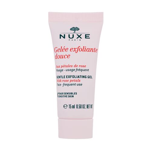 Peeling NUXE Rose Petals Cleanser Gentle Exfoliating Gel 15 ml Tester