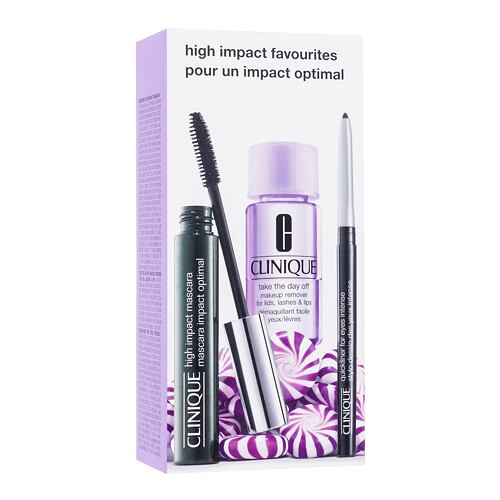 Řasenka Clinique High Impact Favourites 7 ml 01 Black poškozená krabička Kazeta