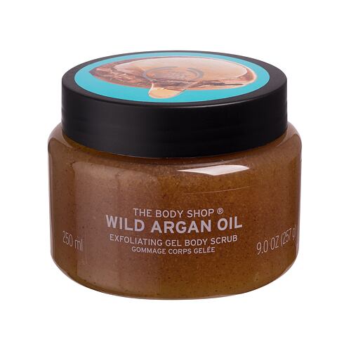 Tělový peeling The Body Shop Wild Argan Oil Exfoliating Gel Body Scrub 250 ml