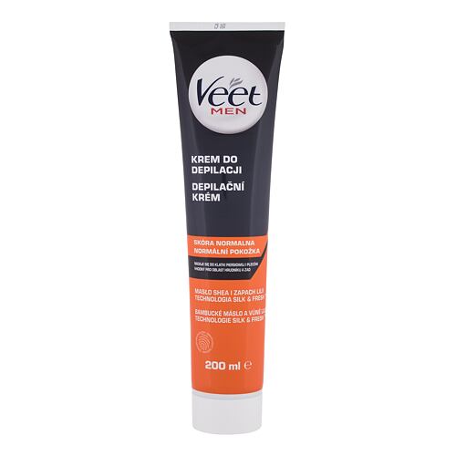 Depilační přípravek Veet Men Hair Removal Cream Normal Skin 200 ml poškozená krabička