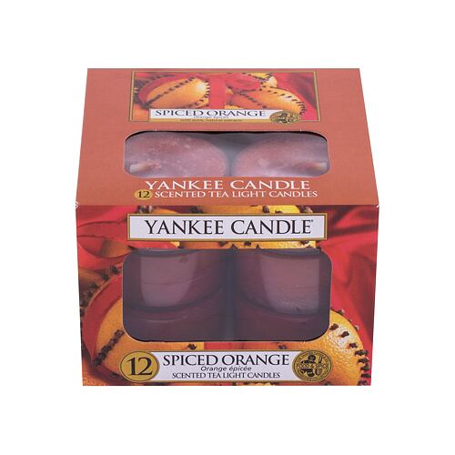 Vonná svíčka Yankee Candle Spiced Orange 117,6 g poškozená krabička