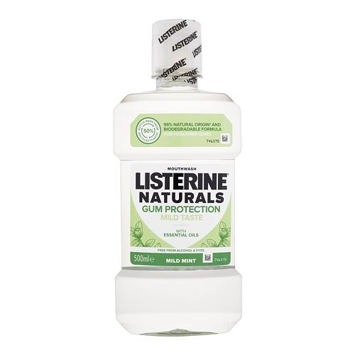 Ústní voda Listerine Naturals Gum Protection Mild Taste Mouthwash 500 ml