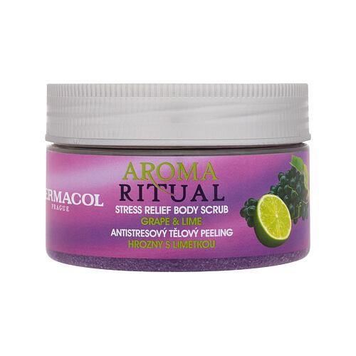 Tělový peeling Dermacol Aroma Ritual Grape & Lime 200 g
