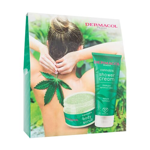 Sprchový krém Dermacol Cannabis Gift Set 200 ml poškozená krabička Kazeta