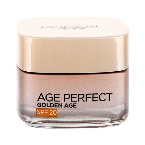 Denní pleťový krém L'Oréal Paris Age Perfect Golden Age SPF20 50 ml poškozená krabička
