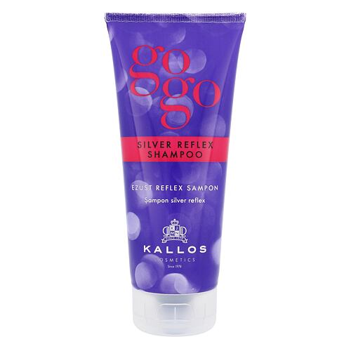 Šampon Kallos Cosmetics Gogo Silver Reflex 200 ml poškozená krabička