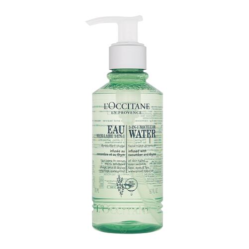 Micelární voda L'Occitane 3-in-1 Micellar Water 200 ml