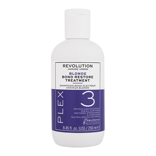 Maska na vlasy Revolution Haircare London Plex 3 Blonde Bond Restore Treatment 250 ml