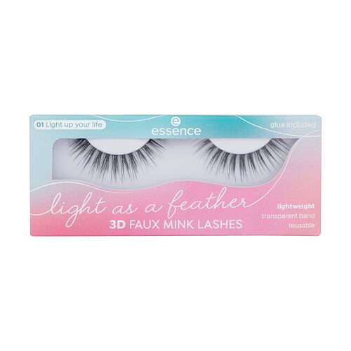 Umělé řasy Essence Light As A Feather 3D Faux Mink 01 Light Up Your Life 1 ks