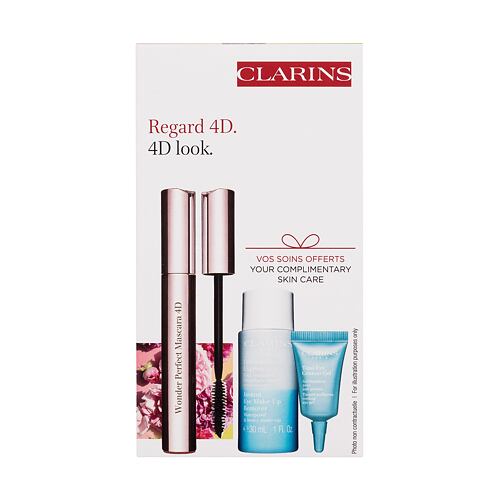 Řasenka Clarins Wonder Perfect 8 ml 01 Perfect Black Kazeta