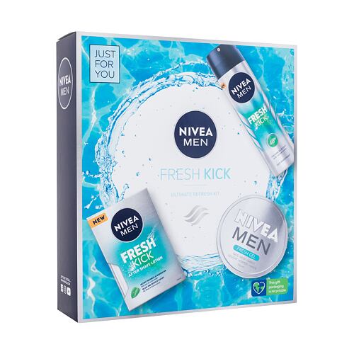Voda po holení Nivea Men Fresh Kick 100 ml poškozená krabička Kazeta
