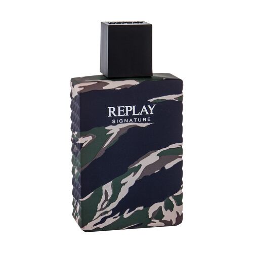 Toaletní voda Replay Signature 100 ml poškozená krabička
