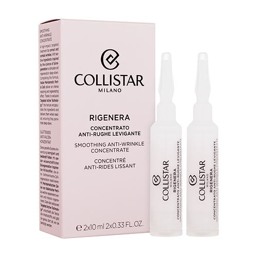 Pleťové sérum Collistar Rigenera Smoothing Anti-Wrinkle Concentrate 2x10 ml