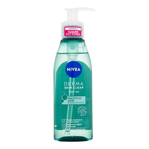 Čisticí gel Nivea Derma Skin Clear Wash Gel 150 ml