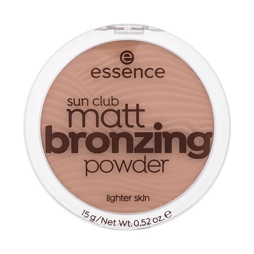 Bronzer Essence Sun Club Matt Bronzing Powder 15 g 01 Natural poškozená krabička