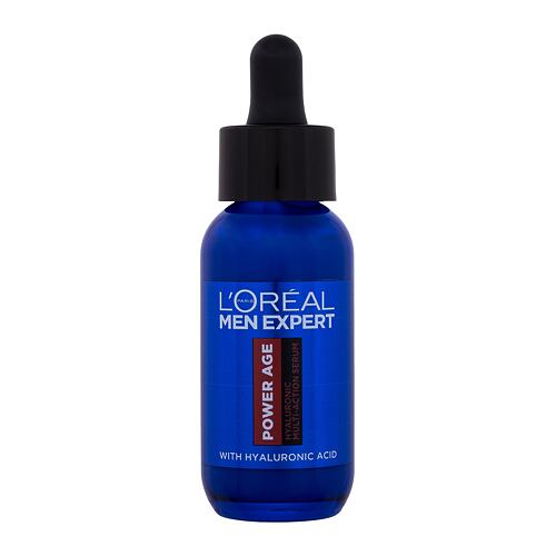 Pleťové sérum L'Oréal Paris Men Expert Power Age Hyaluronic Multi-Action Serum 30 ml poškozená krabička