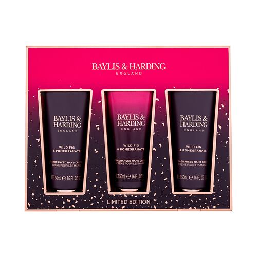 Krém na ruce Baylis & Harding Wild Fig & Pomegranate Gift Set 50 ml poškozená krabička Kazeta