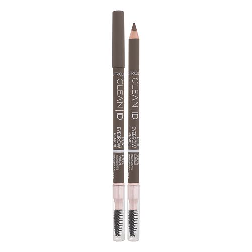Tužka na obočí Catrice Clean ID Pure Eyebrow Pencil 1 g 040 Ash Brown poškozený obal