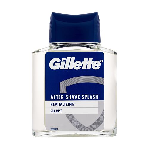 Voda po holení Gillette Sea Mist After Shave Splash 100 ml poškozená krabička