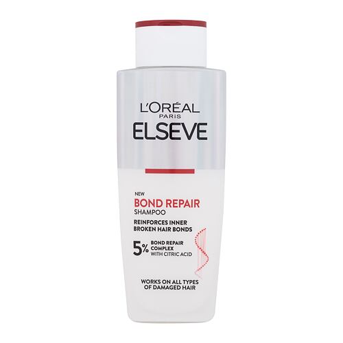 Šampon L'Oréal Paris Elseve Bond Repair Shampoo 200 ml poškozený flakon