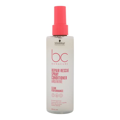 Kondicionér Schwarzkopf Professional BC Bonacure Repair Rescue Arginine Spray Conditioner 200 ml poškozený flakon