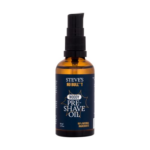 Přípravek před holením Steve´s No Bull***t Woody Pre-Shave Oil 50 ml