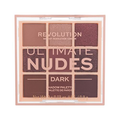 Oční stín Makeup Revolution London Ultimate Nudes 8,1 g Dark