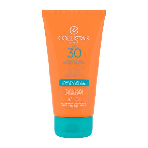 Opalovací přípravek na tělo Collistar Active Protection Sun Cream Face-Body SPF30 150 ml poškozená krabička