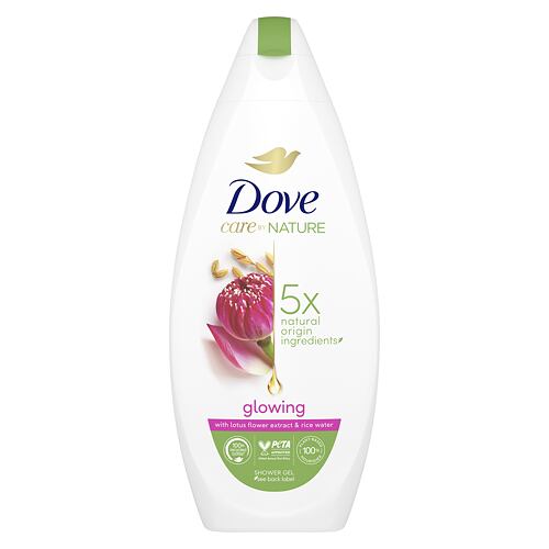Sprchový gel Dove Care By Nature Glowing Shower Gel 225 ml
