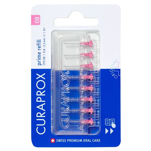 Mezizubní kartáček Curaprox CPS 08 Prime Refill 0,8 - 3,2 mm 8 ks