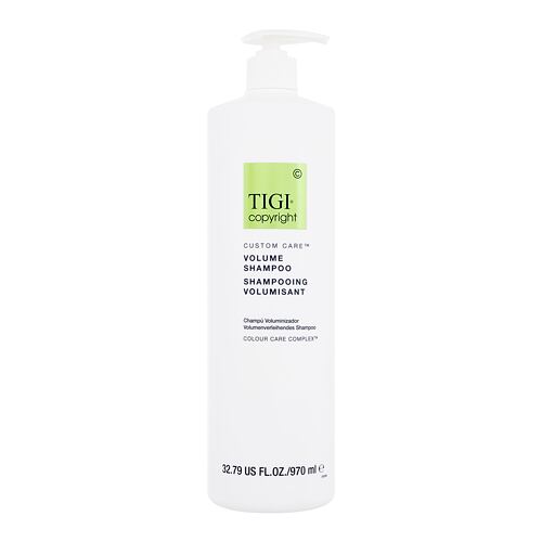 Šampon Tigi Copyright Custom Care Volume Shampoo 970 ml poškozený flakon