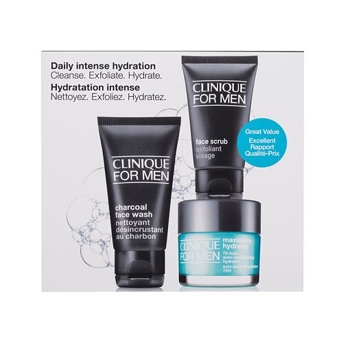 Denní pleťový krém Clinique For Men Daily Intense Hydration 50 ml poškozená krabička Kazeta