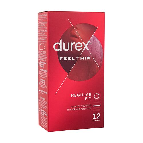 Kondomy Durex Feel Thin Classic 12 ks