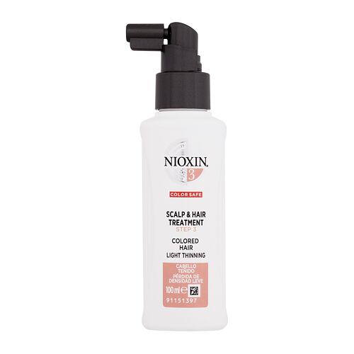 Bezoplachová péče Nioxin System 3 Scalp & Hair Treatment 100 ml poškozená krabička
