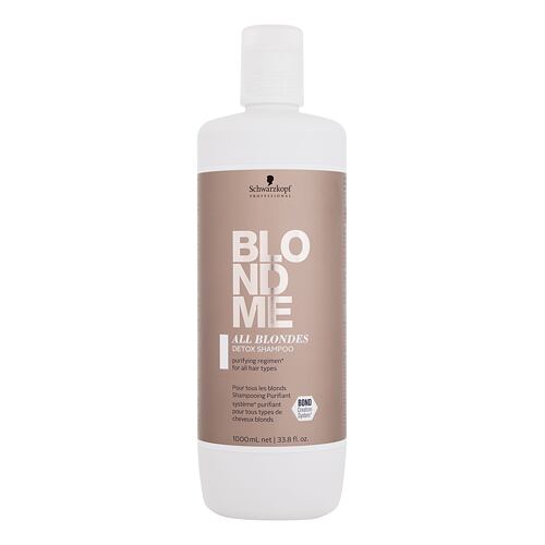 Šampon Schwarzkopf Professional Blond Me All Blondes Detox Shampoo 1000 ml