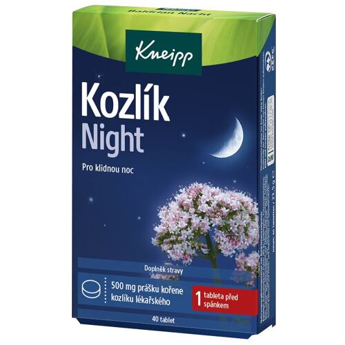 Doplněk stravy Kneipp Valerian Night 40 ks