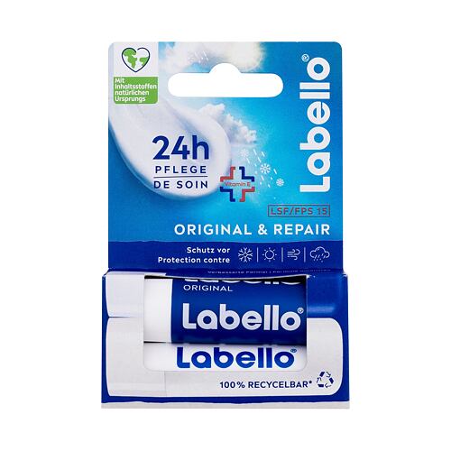 Balzám na rty Labello Original + Repair 24h Moisture Lip Balm 4,8 g