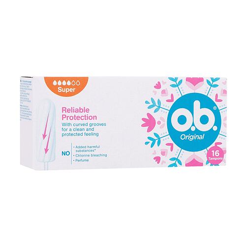 Tampon o.b. Original Super 16 ks poškozená krabička