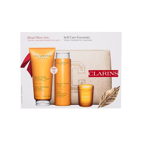 Tělový balzám Clarins Aroma Self-Care Essentials 200 ml poškozená krabička Kazeta