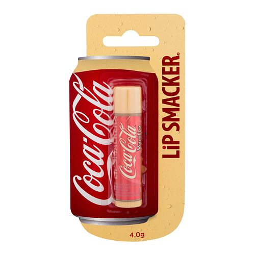 Balzám na rty Lip Smacker Coca-Cola Vanilla 4 g poškozený obal