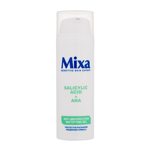 Pleťový gel Mixa Salicylic Acid + AHA Anti-Imperfection Mattifying Gel 50 ml