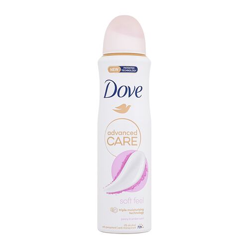 Antiperspirant Dove Advanced Care Soft Feel 72h 150 ml poškozený flakon