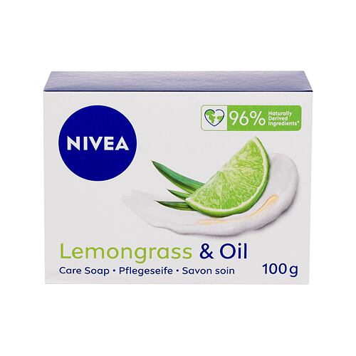 Tuhé mýdlo Nivea Lemongrass & Oil 100 g poškozená krabička