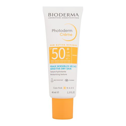 Opalovací přípravek na obličej BIODERMA Photoderm Cream SPF50+ 40 ml Invisible poškozená krabička