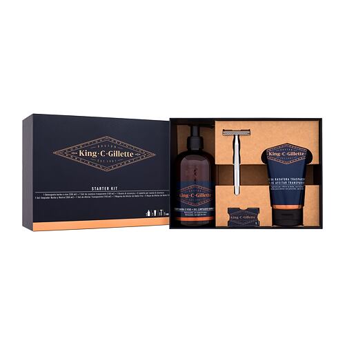 Holicí strojek Gillette King C. Starter Kit 1 ks Kazeta