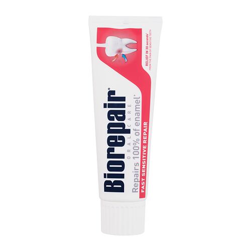 Zubní pasta Biorepair Fast Sensitive Repair 75 ml poškozený obal