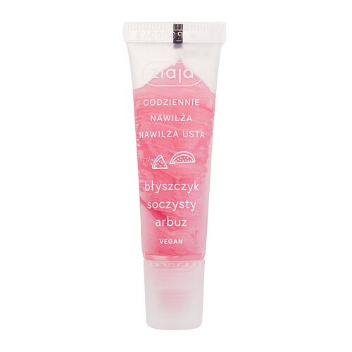Lesk na rty Ziaja Lip Gloss Juicy Watermelon 12 ml poškozená krabička