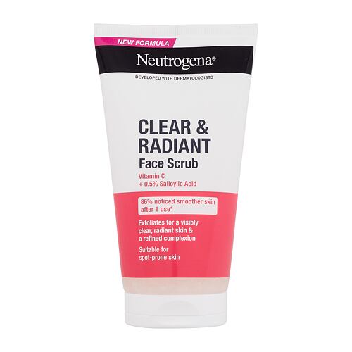 Peeling Neutrogena Clear & Radiant Face Scrub 150 ml
